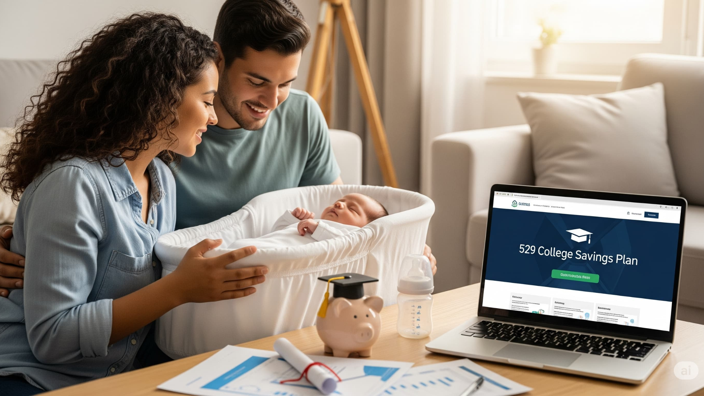 College Savings for New Parents: How to Start a Baby College Fund with a 529 Plan